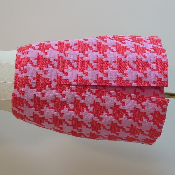 JCrew size 6P lavender and red skirt - Picture 2 of 10